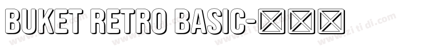 Buket Retro Basic字体转换